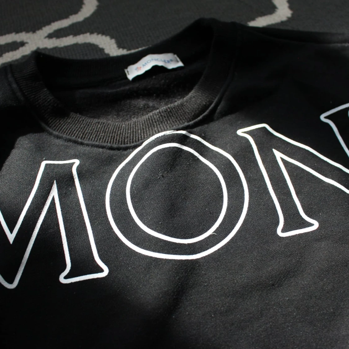 Svart sweatshirt från Moncler Medium - 2