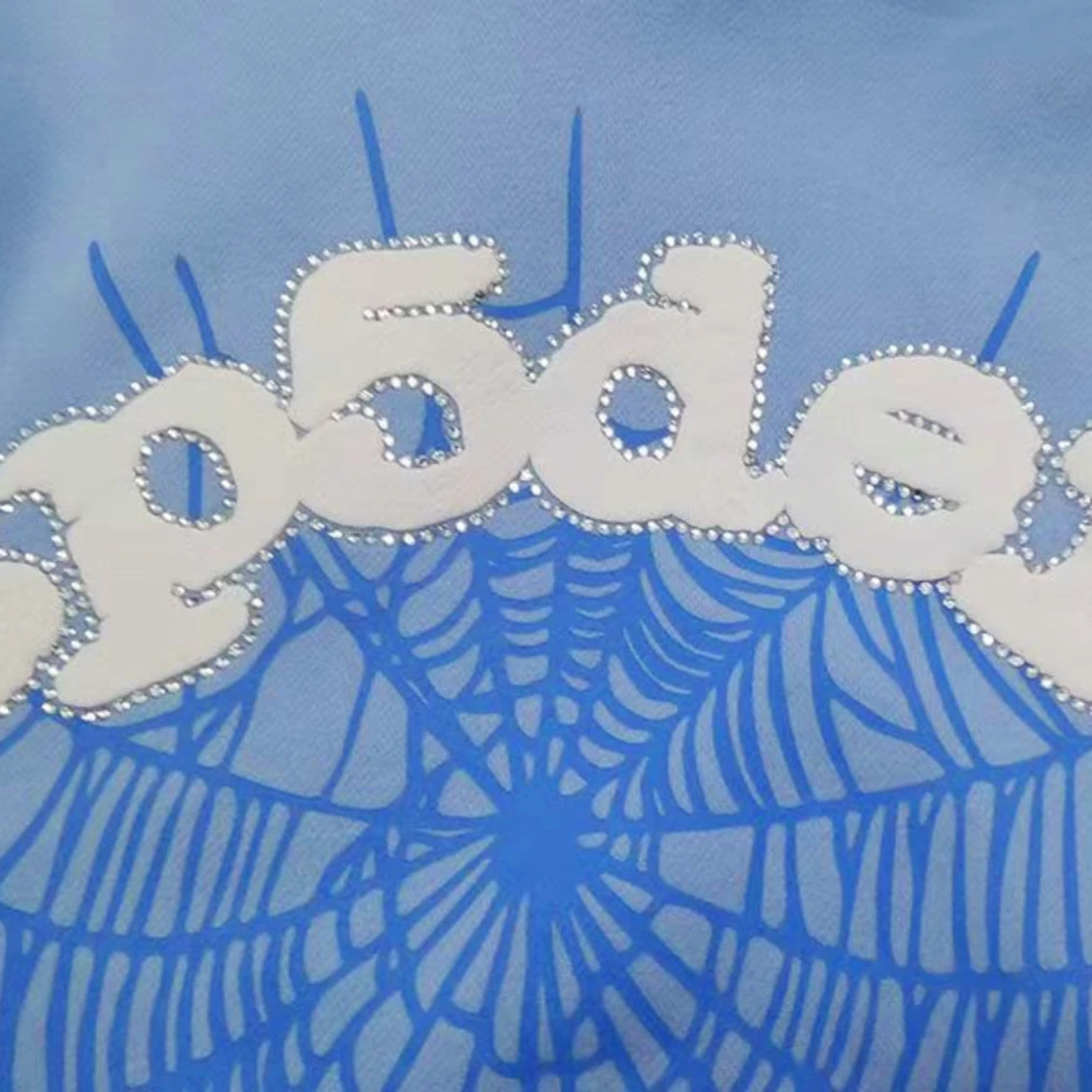 Spider Sky Blue hoodie - 1