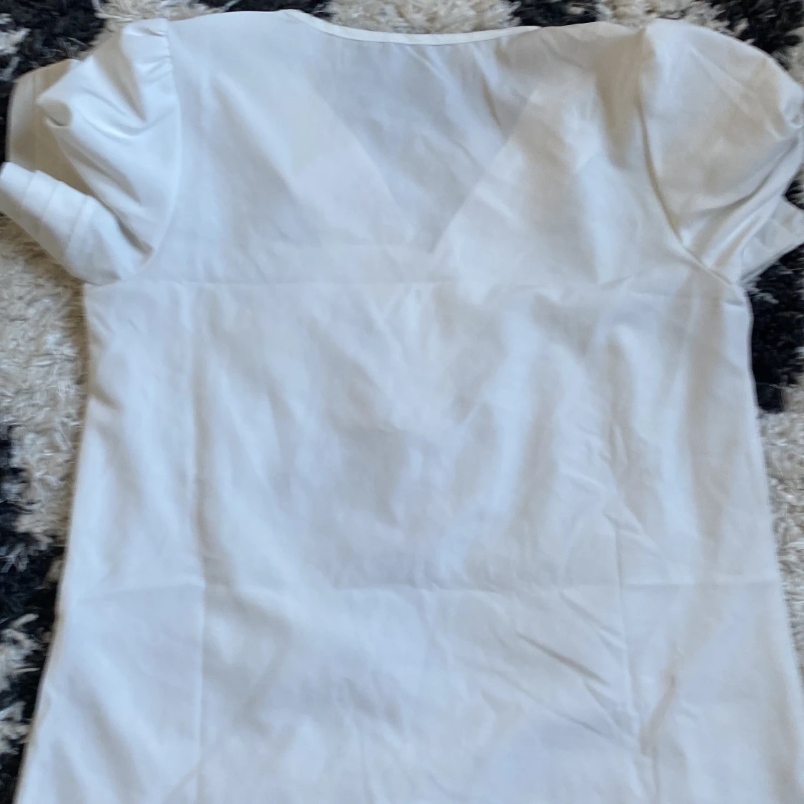 Vit v-ringad blus 💕 - 2