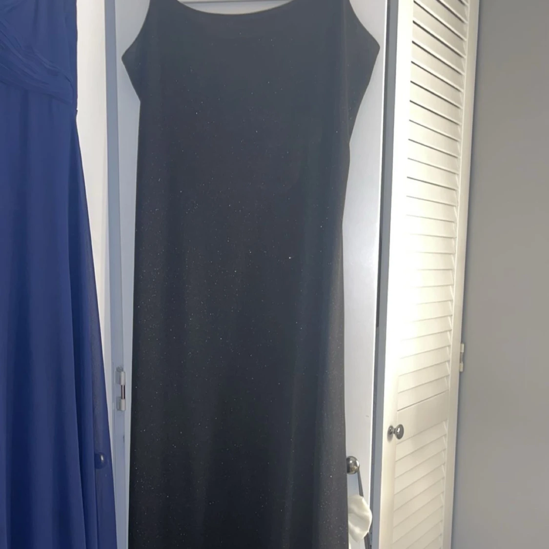 Vintage glittrig balklänning 