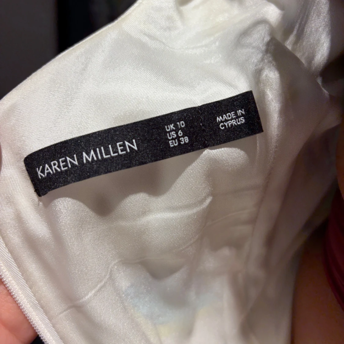 Vit blommig klänning | Karen Millen - 4