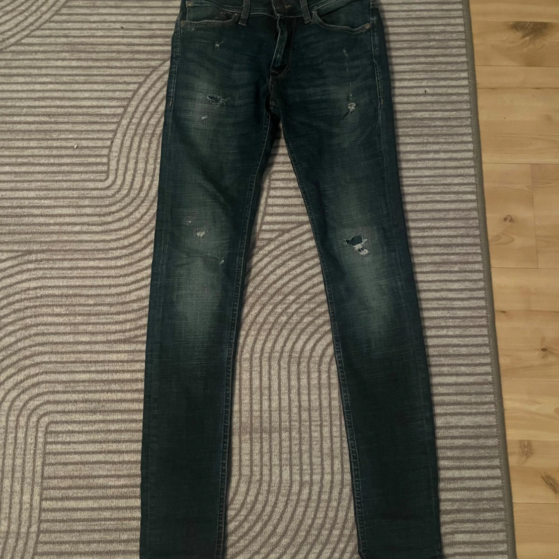 Blå skinny jeans från Jack & Jones