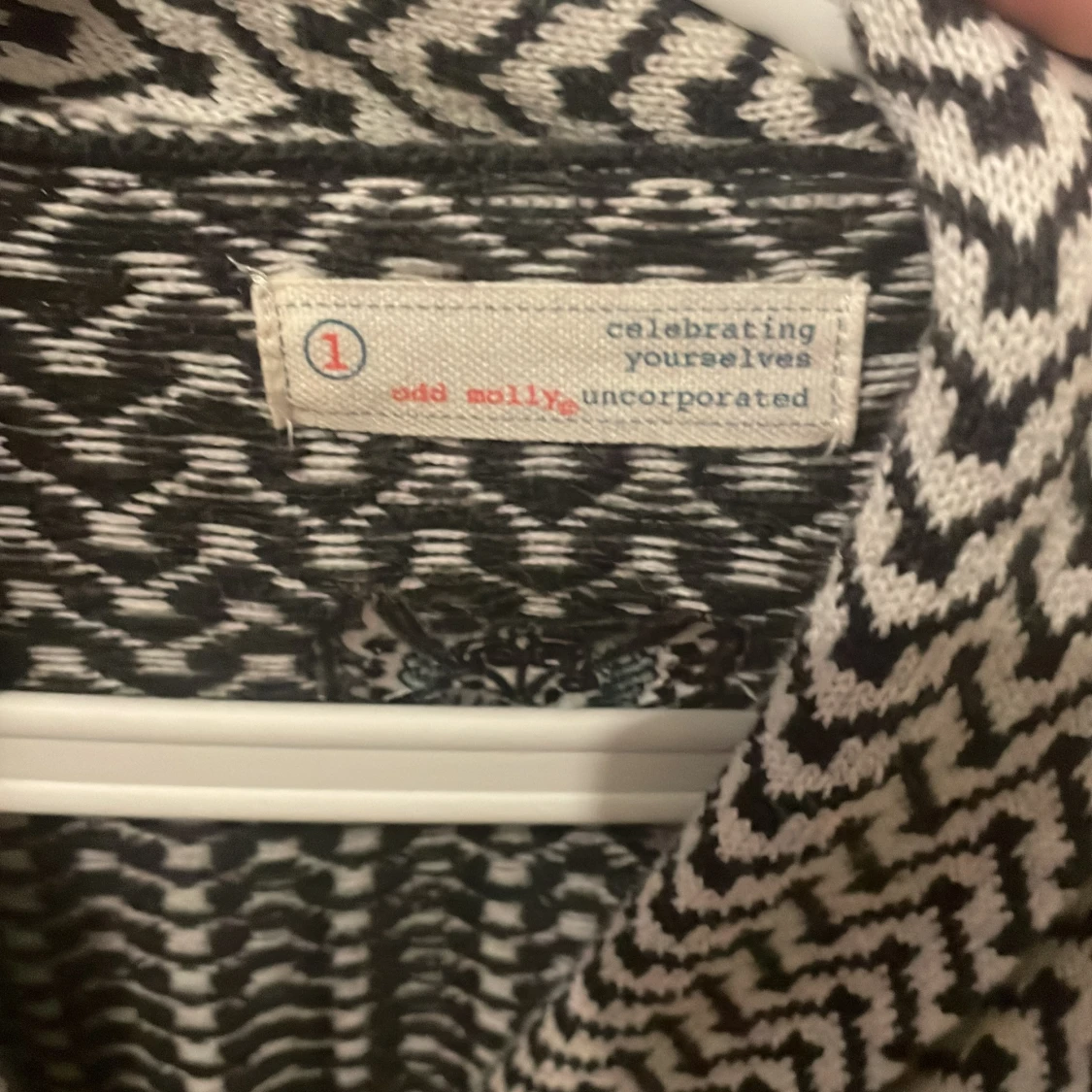 Svartvit mönstrad jacka från Odd Molly - 2