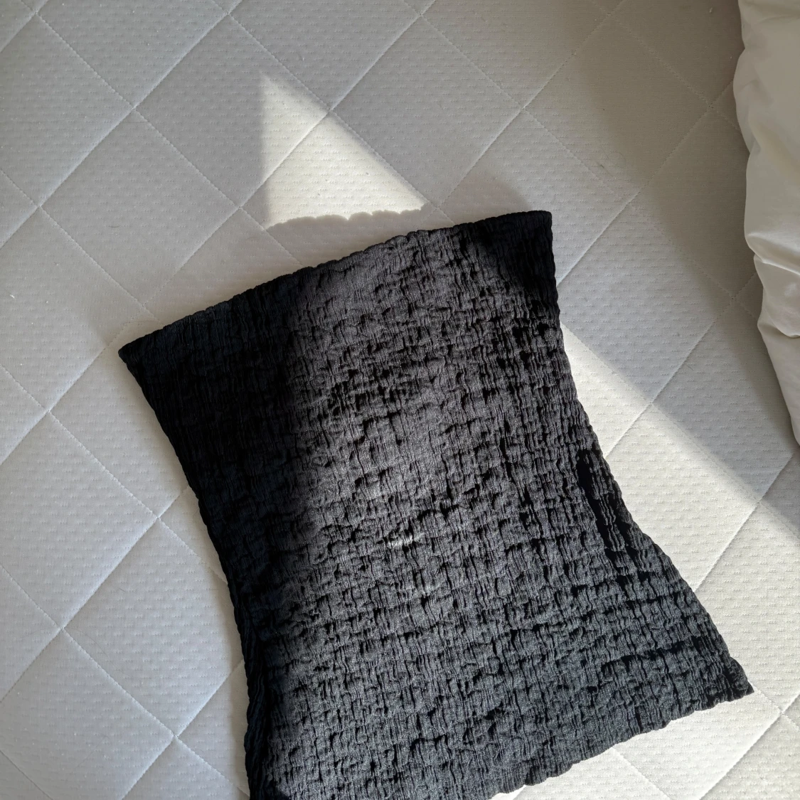 Svart ribbad tubtopp