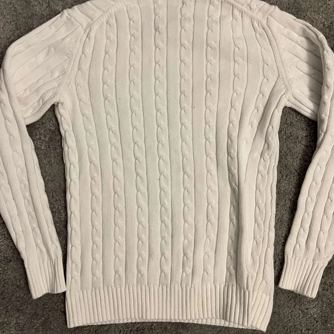 Kabel stickad tröja - 2