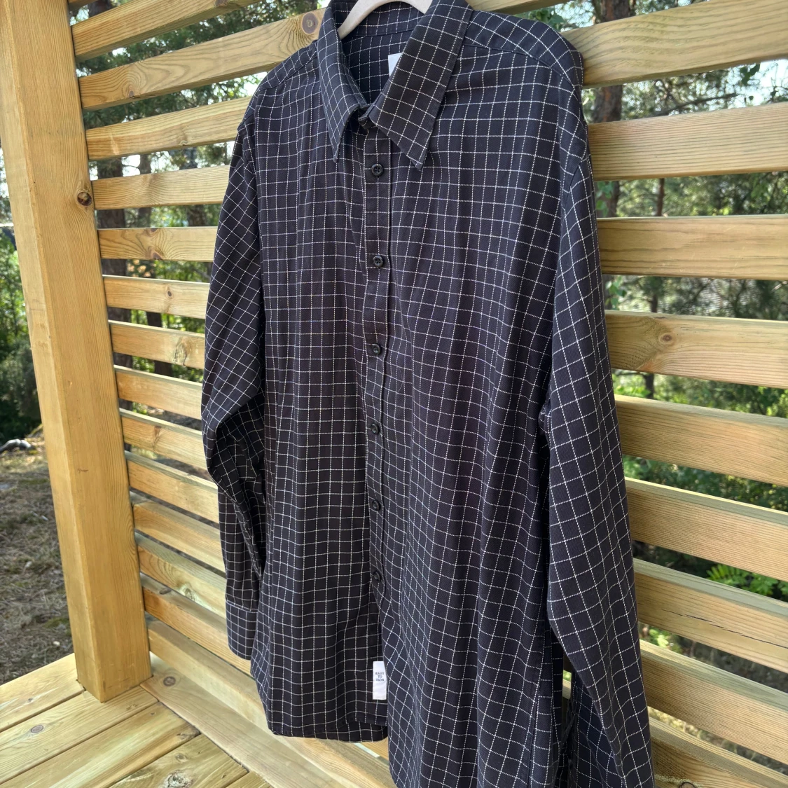 Svart rutig skjorta från Bläck XXL - 1