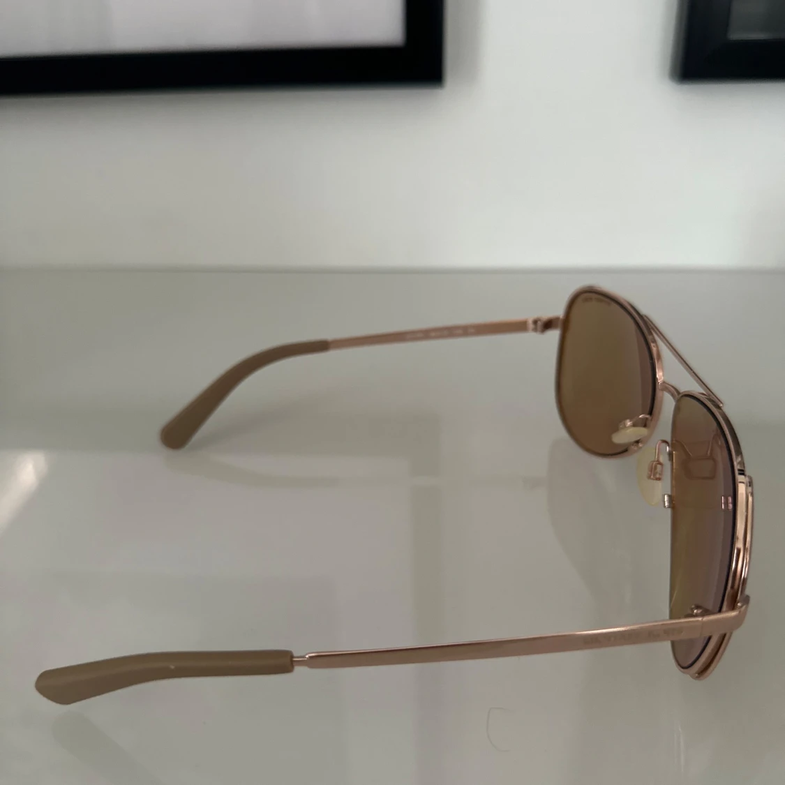 Michael Kors aviator solglasögon guld - 1