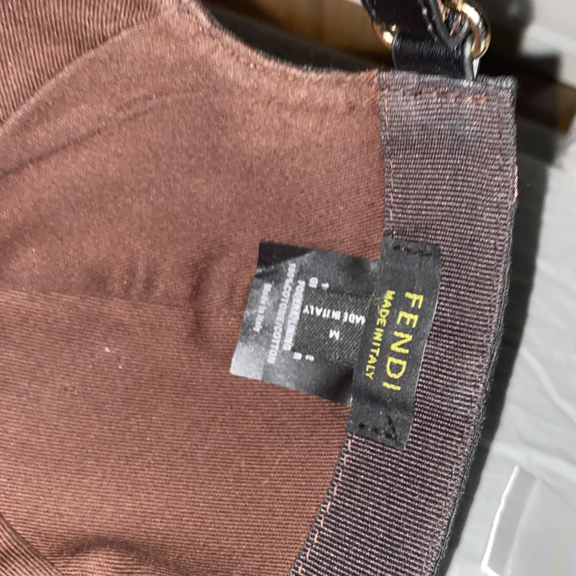 Svart keps från Fendi med FF-mönster - 2