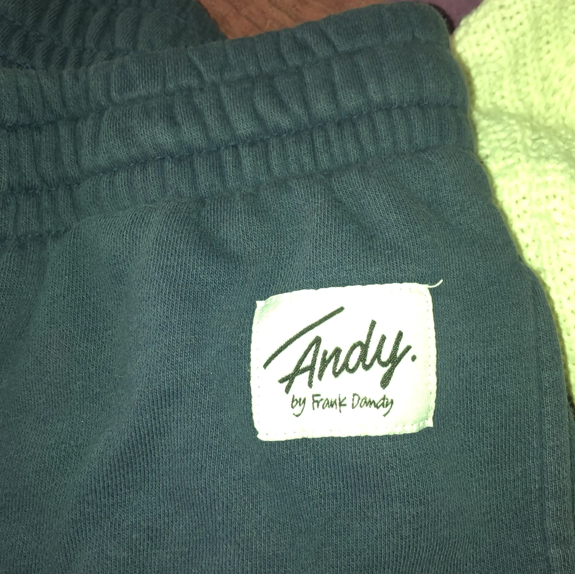 Mörkblå mjukisbyxor Andy S - 1