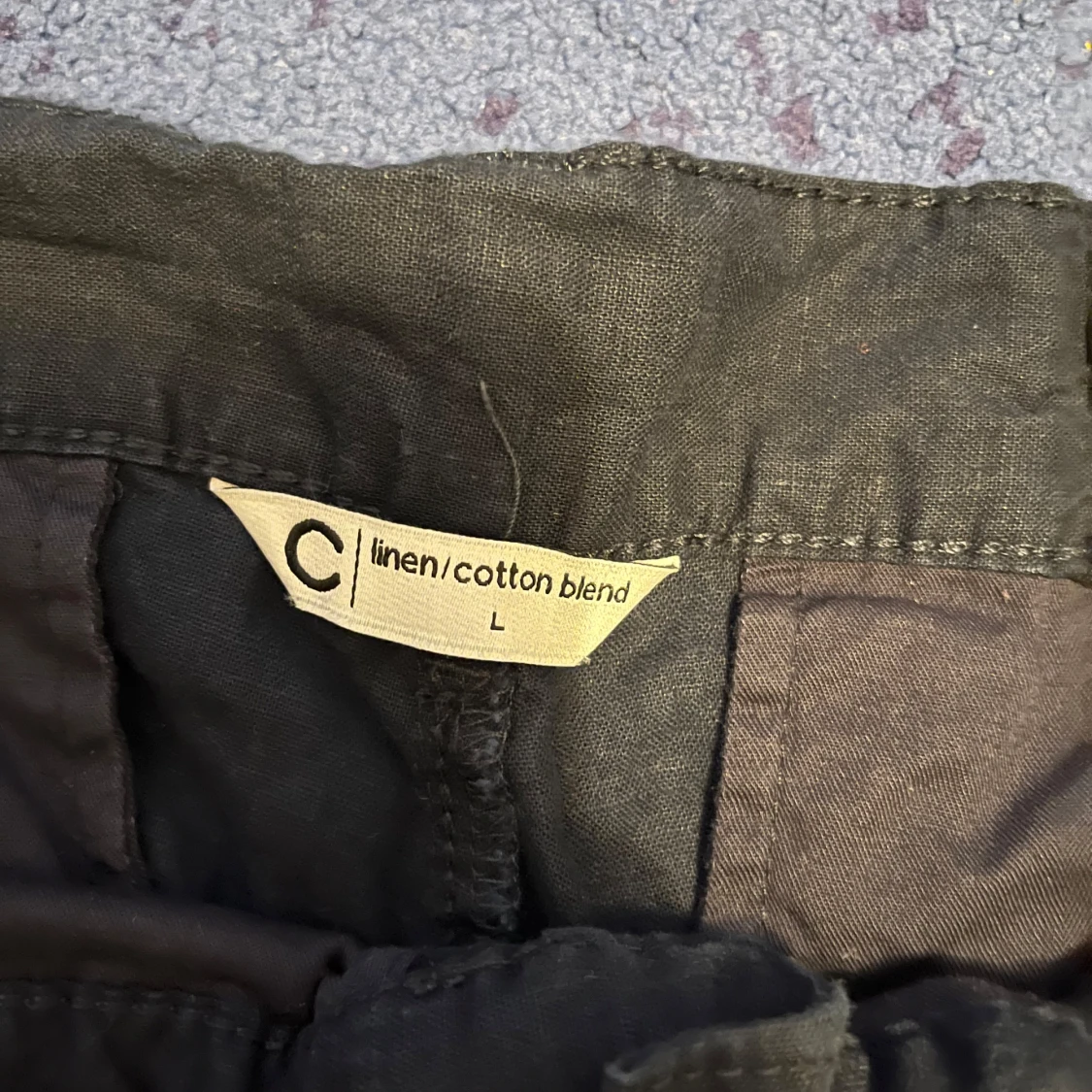 2-pack shorts i linne/bomull, stl L - 1