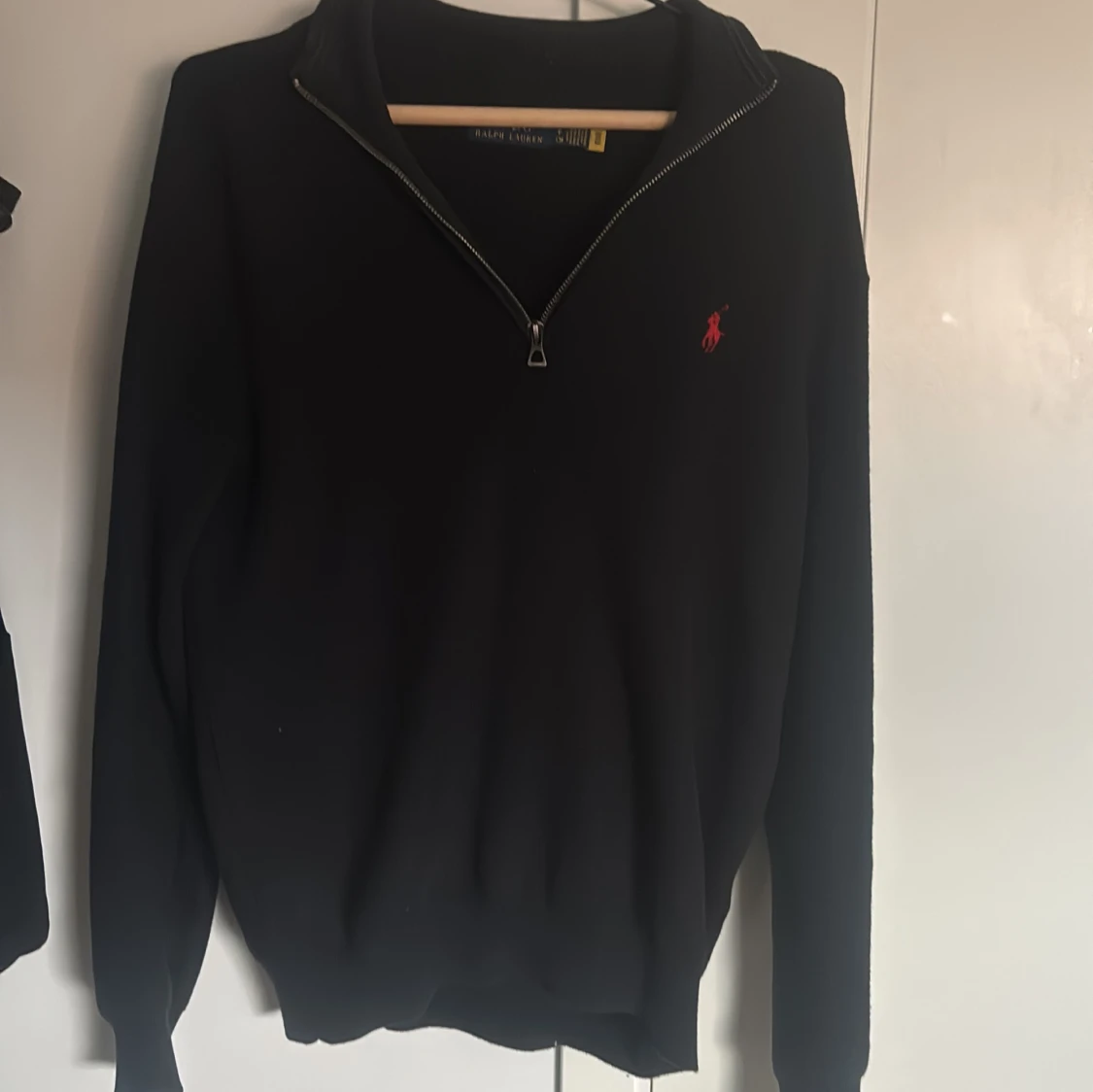 Svart half zip tröja från Ralph Lauren - 2