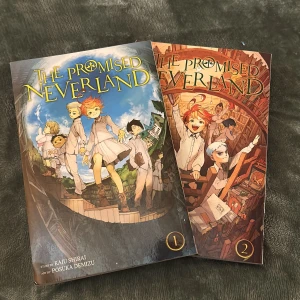 The Promised Neverland Vol. 1 & 2 - Köptes för några år sedan men är i bra skick. 70kr för båda. Kontakta gärna om du har frågor. 