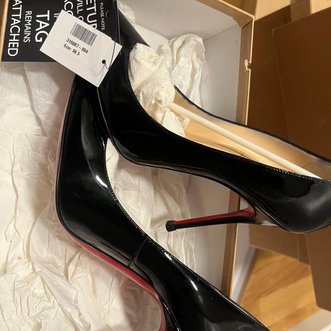 ♦️Louboutin Decollete 554 100mm Patent - 3