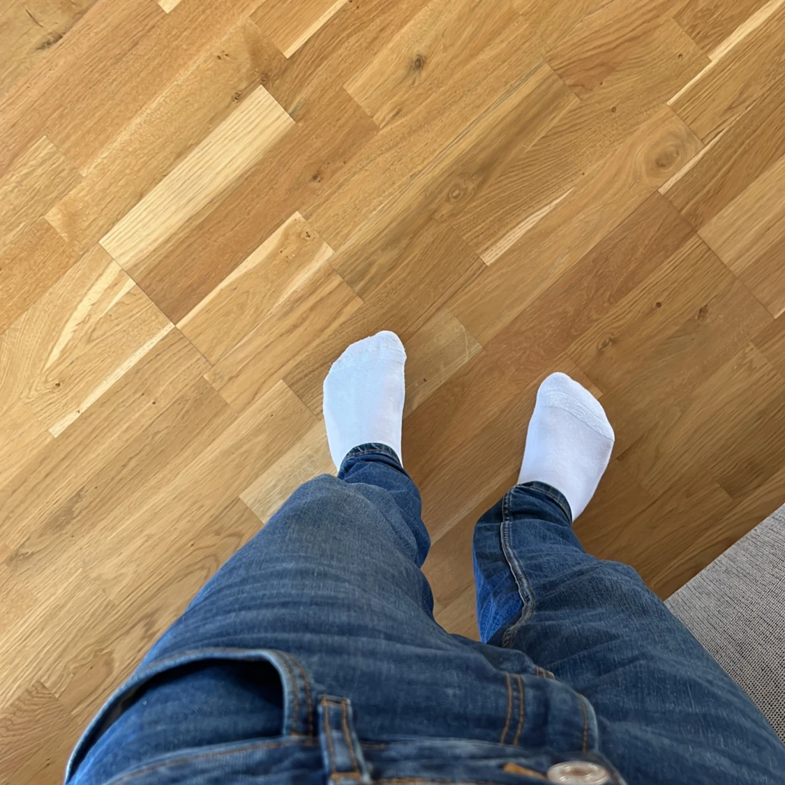 Blå jeans från H&M - 3