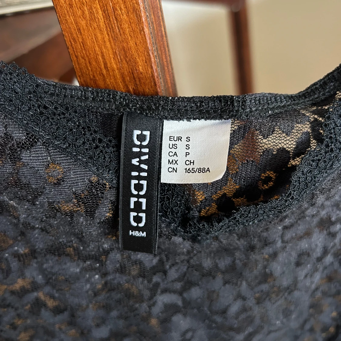 Svart spetslinne från H&M Divided - 1