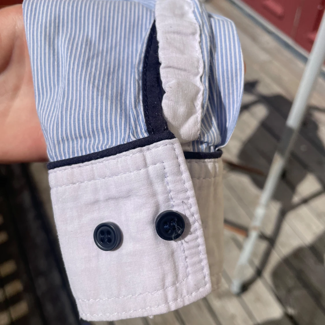 Randig ridinspirerad skjorta från CRW - 3