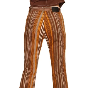 70-tals inspirerade bootcut byxor från Hasbeens - Helt nya byxor från swedish hasbeens, utsvängda och randiga i storlek W27. Nypris 1800kr, lappar och påse är kvar