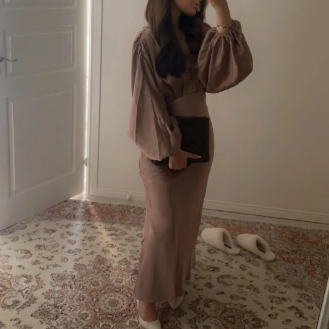 Gina Tricot Satin Midaxi Dress - 1