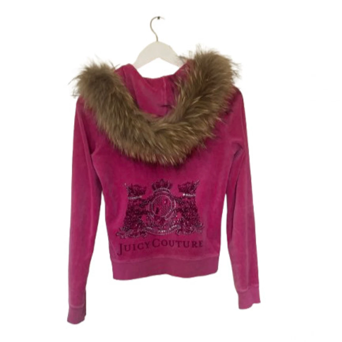Fur zip up, juicy couture, XS/M - 1