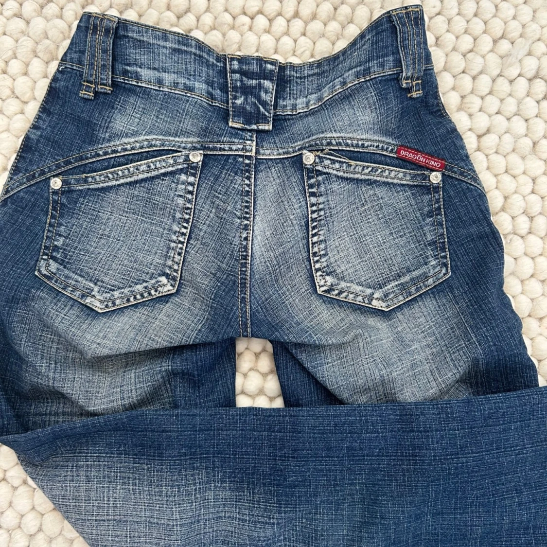 Lågmidjade vintage jeans - 2