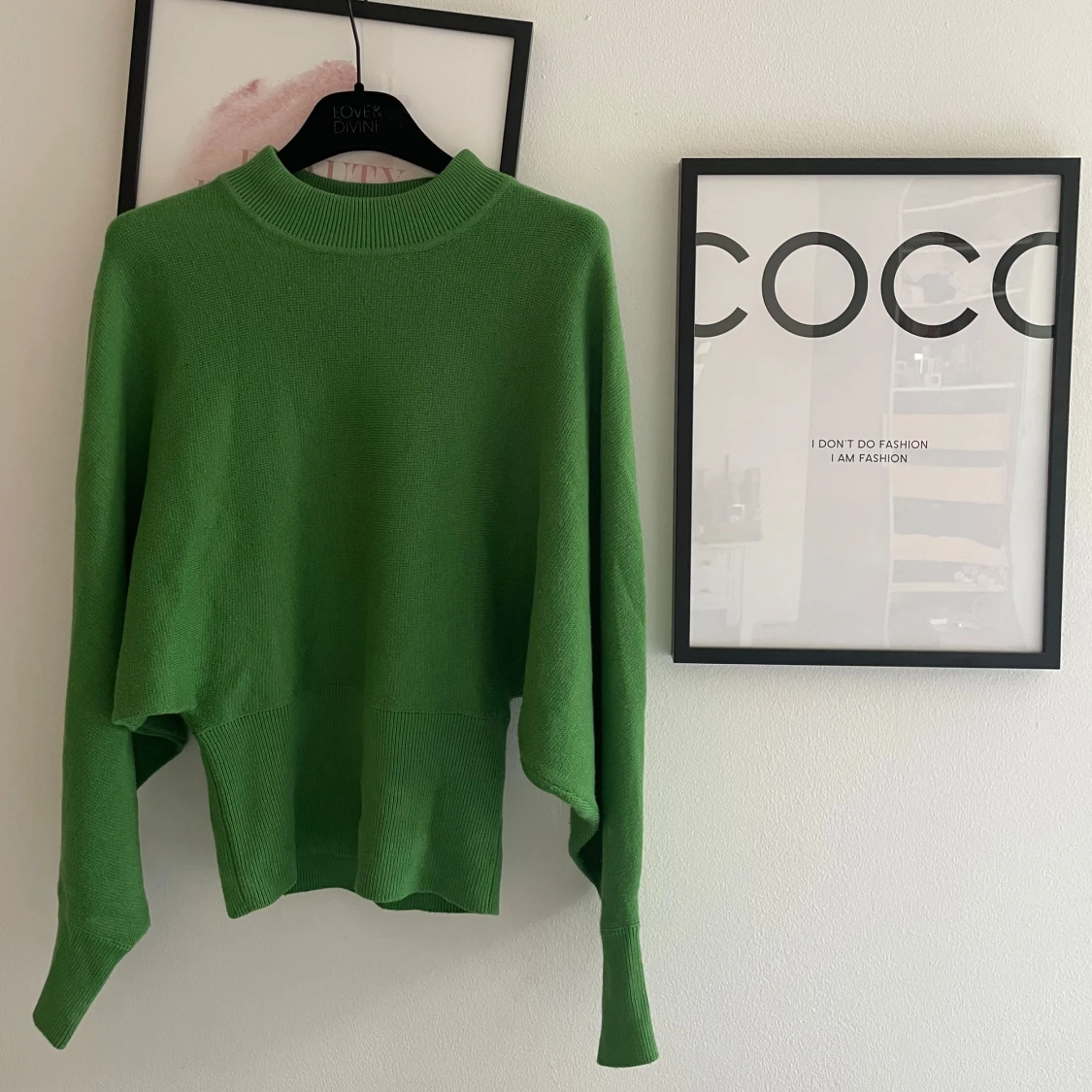 Grön cool stickad tröja från Gina Tricot - 1