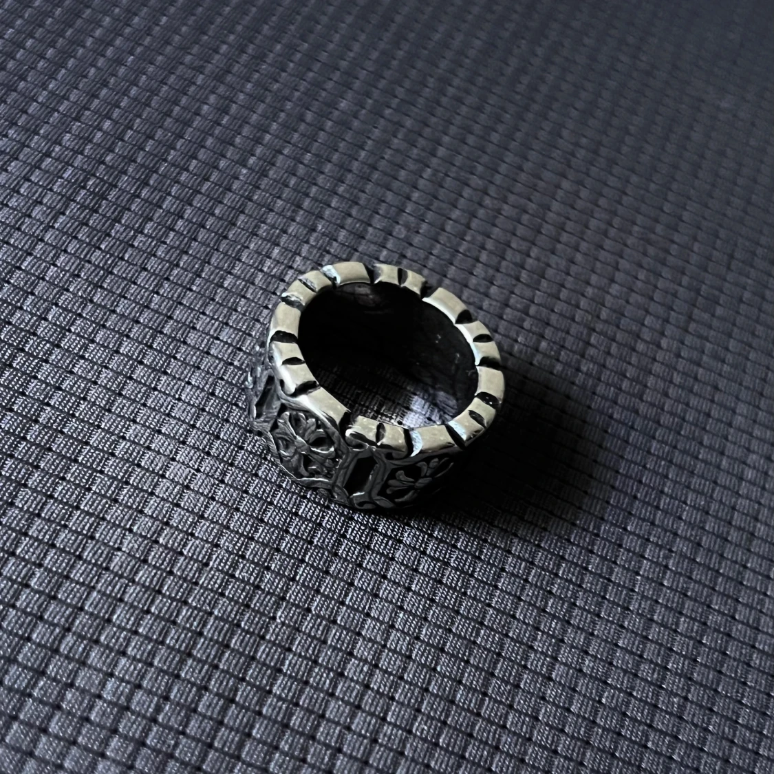 Sanctum Cross Silver Ring - 1