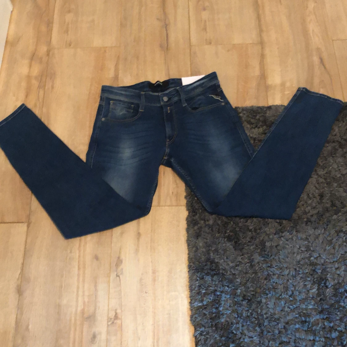 Blå Replay jeans skinny fit - 1