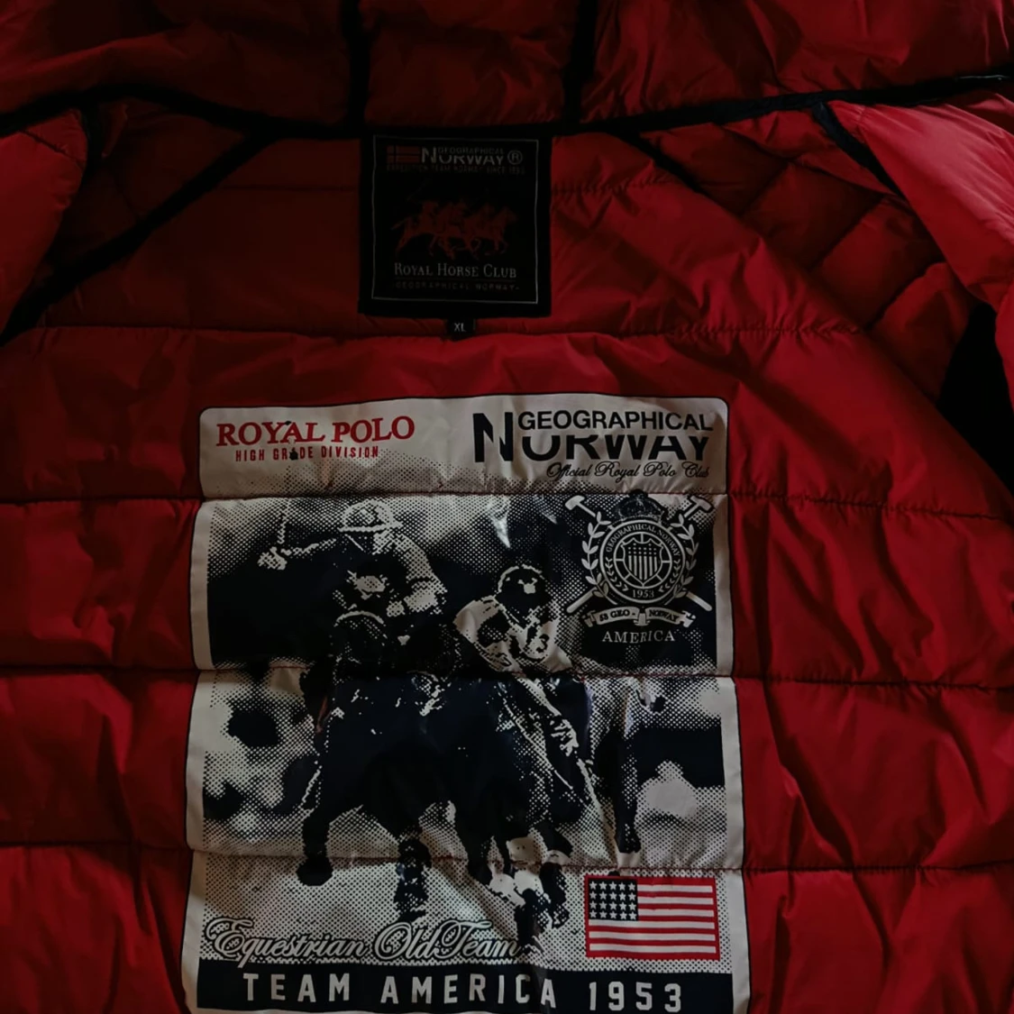 Blå dunväst Royal Polo Geographical Norway - 3