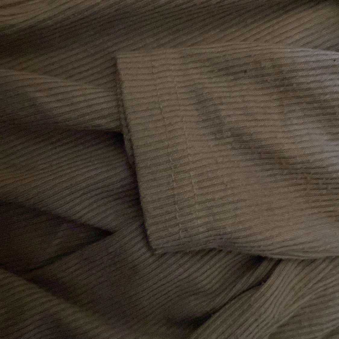 Ljusbeige ribbad tröja från 157 - 2