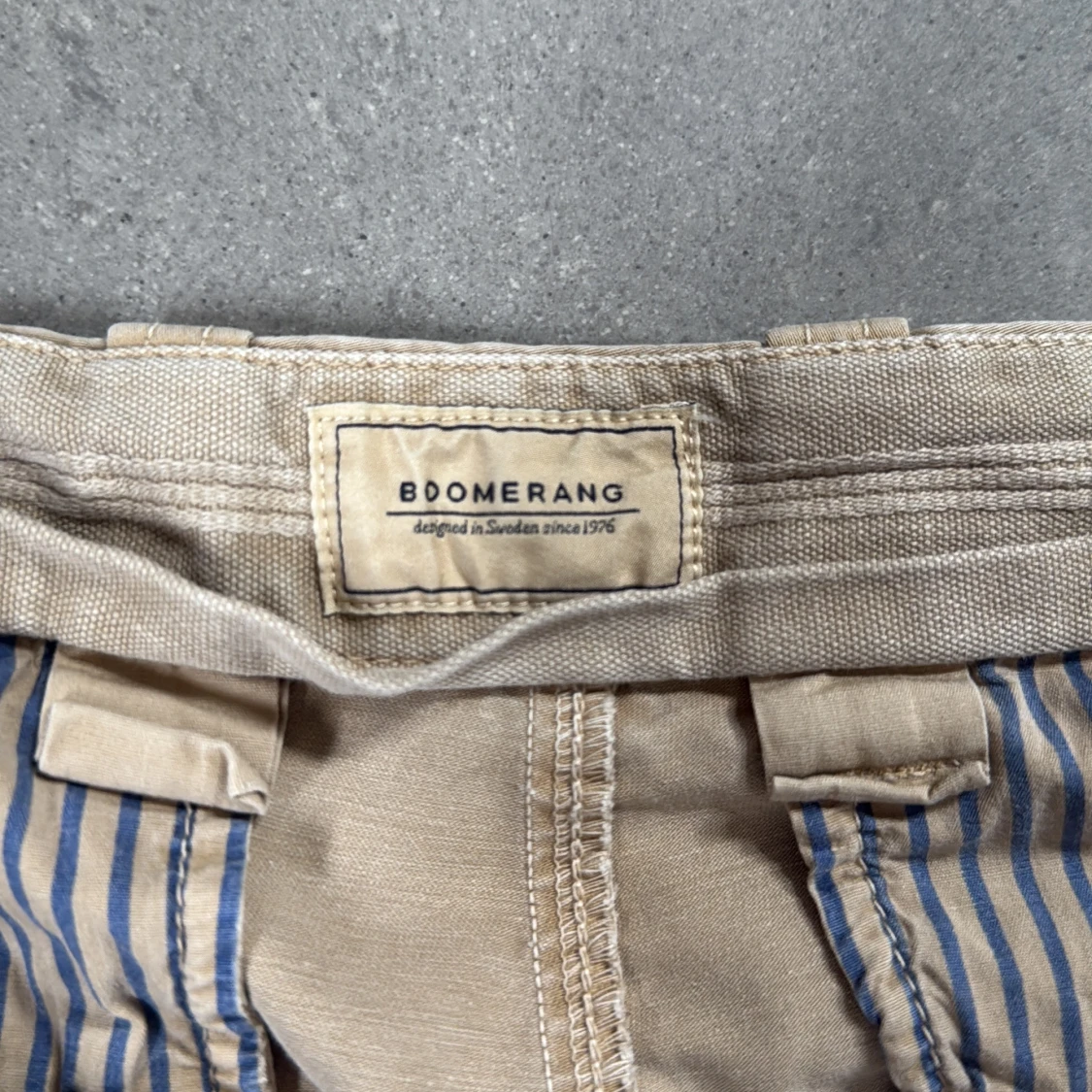 Beige chinos från Boomerang W33 L34 - 2