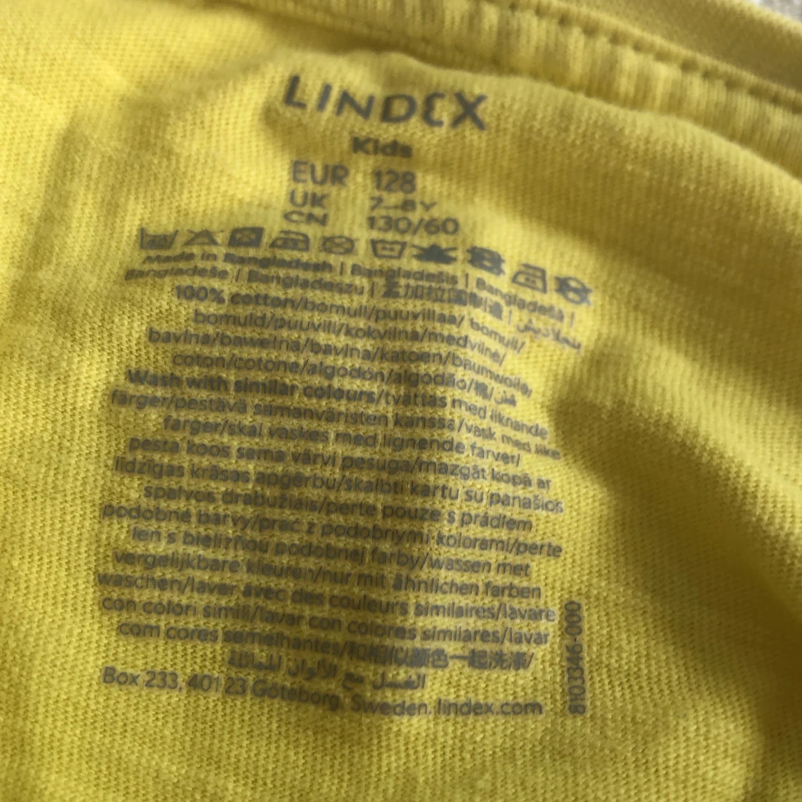 Gul långärmad tröja från Lindex - 2