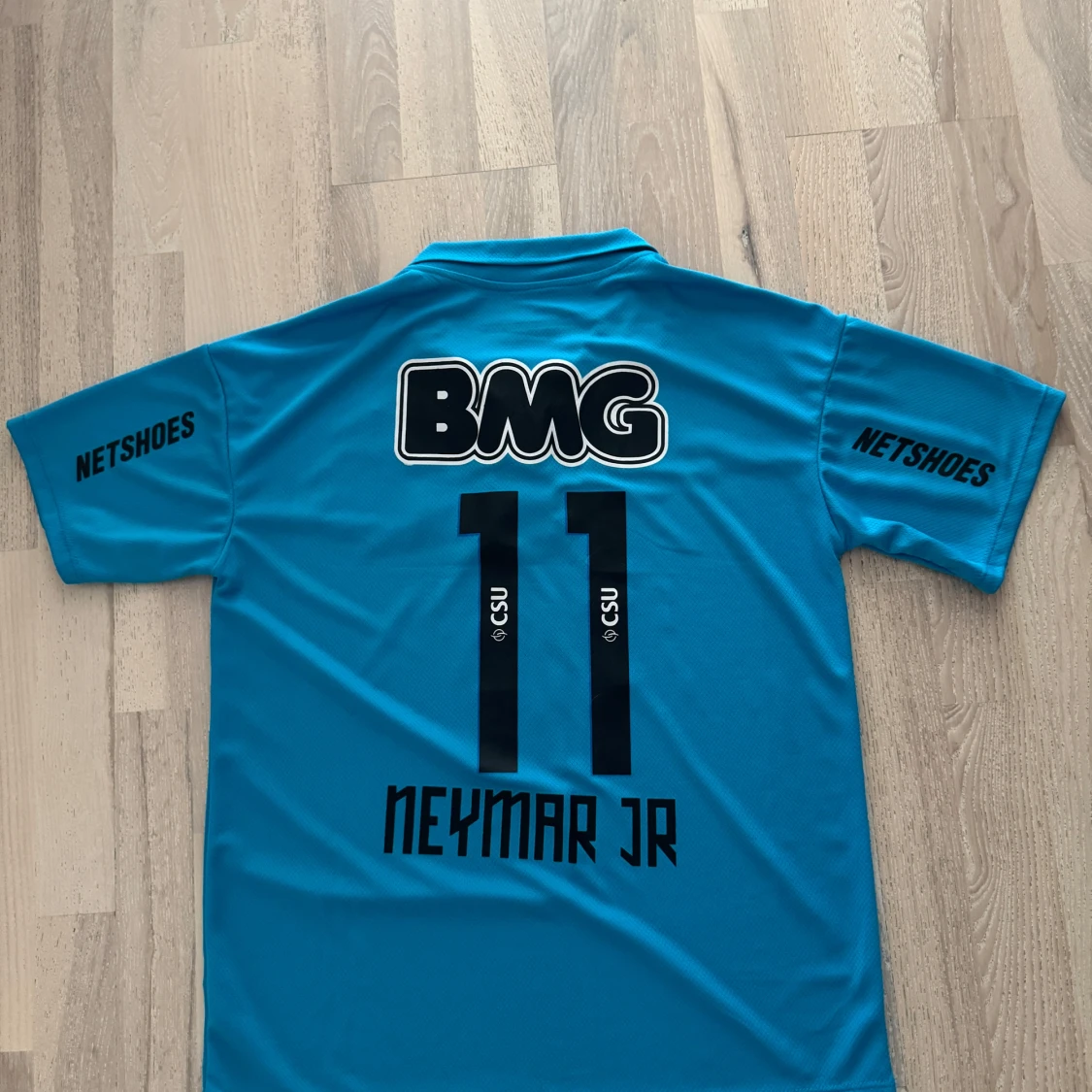 Santos Neymar Jr blå fotbollströja Nike - 1