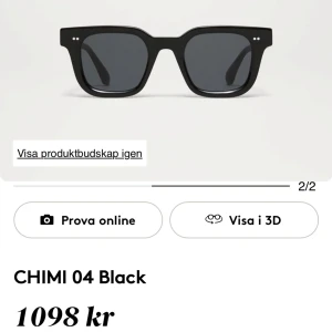 Svarta solglasögon CHIMI 04 - Snygga svarta solglasögon från CHIMI, modell 04. 