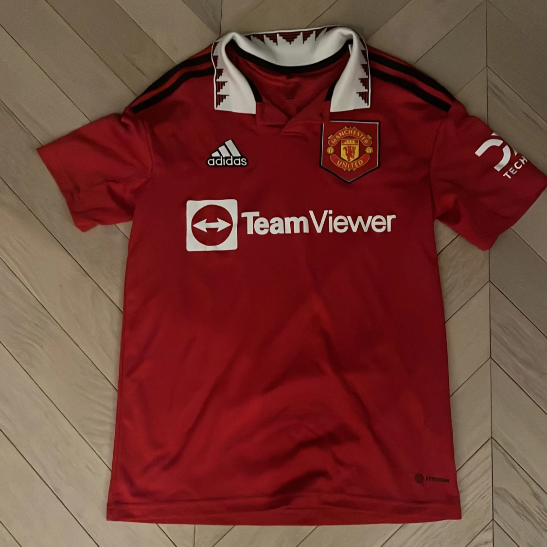 Manchester United Adidas matchtröja röd