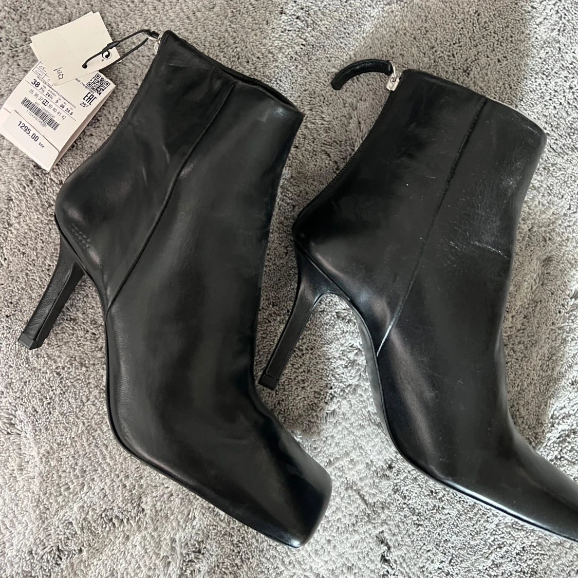 ZARA skinnstövletter med klack HELT NY - 2