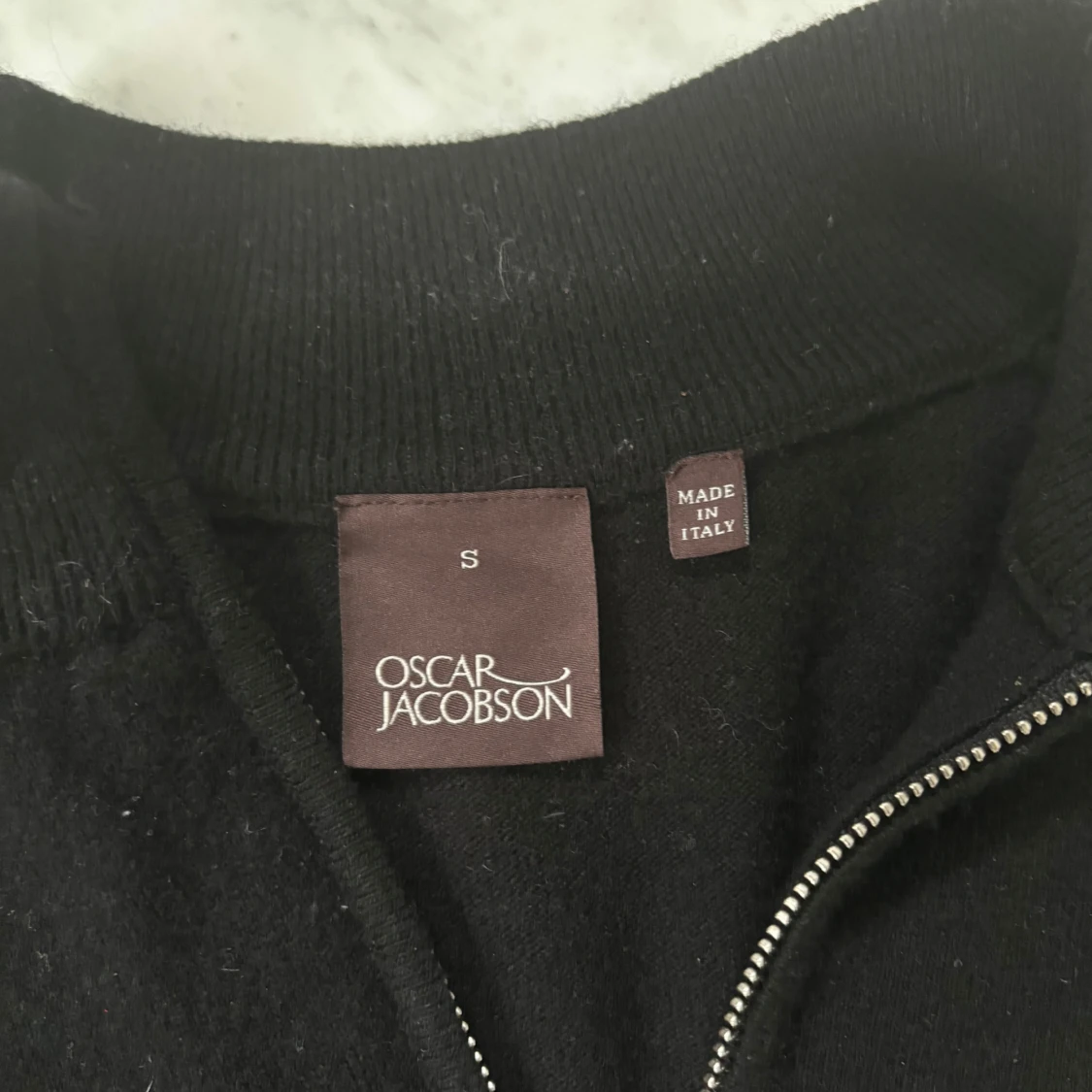 Svart Half zip från Oscar Jacobson - 2