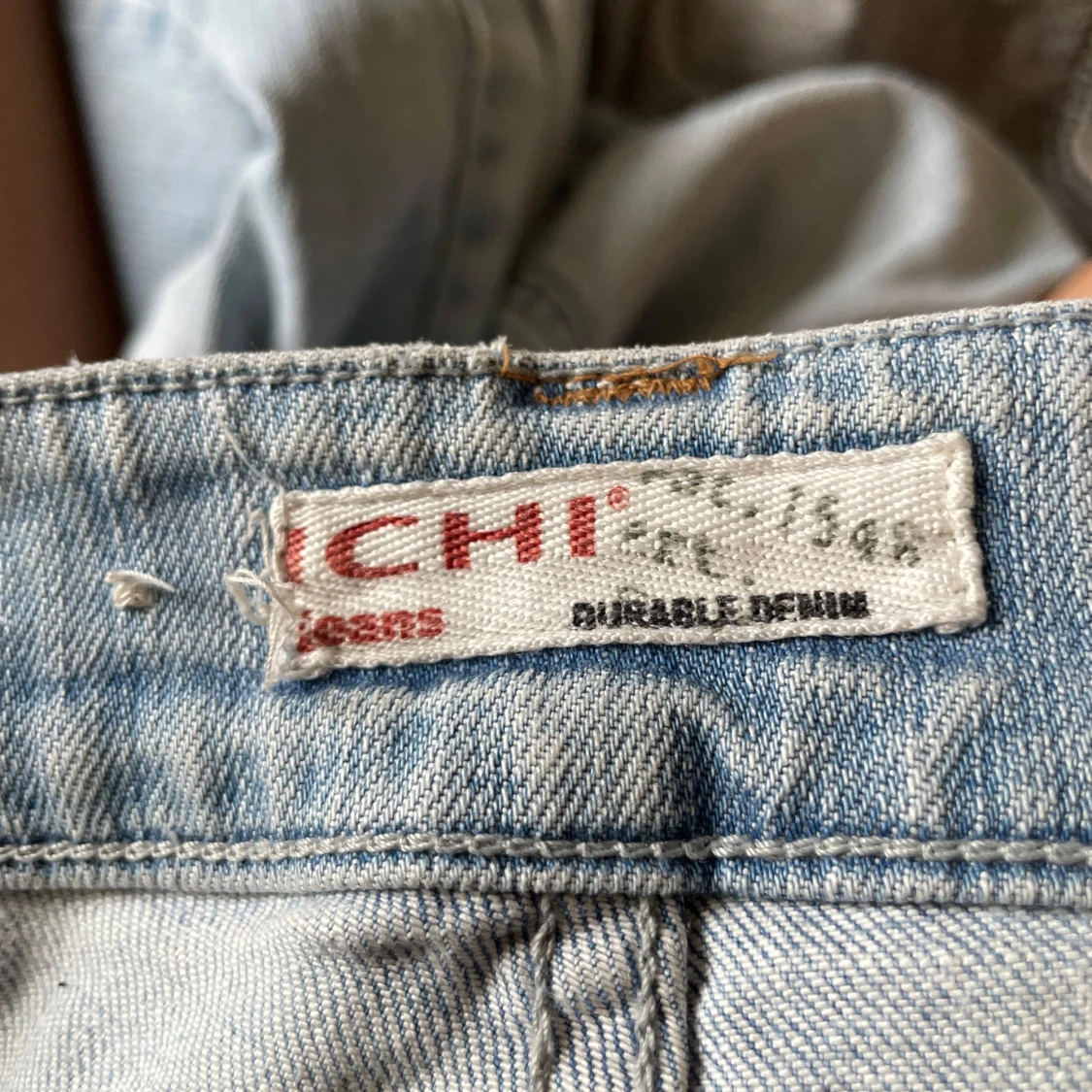 Ljusblå jeansbyxor från ICHI - 2