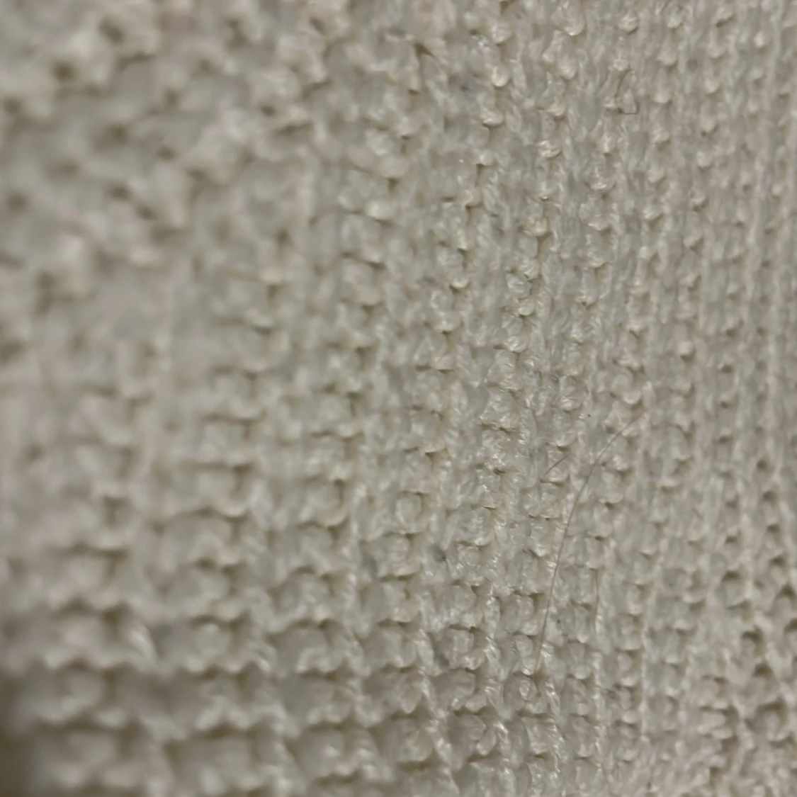 Vit stickad väst från H&M - 3