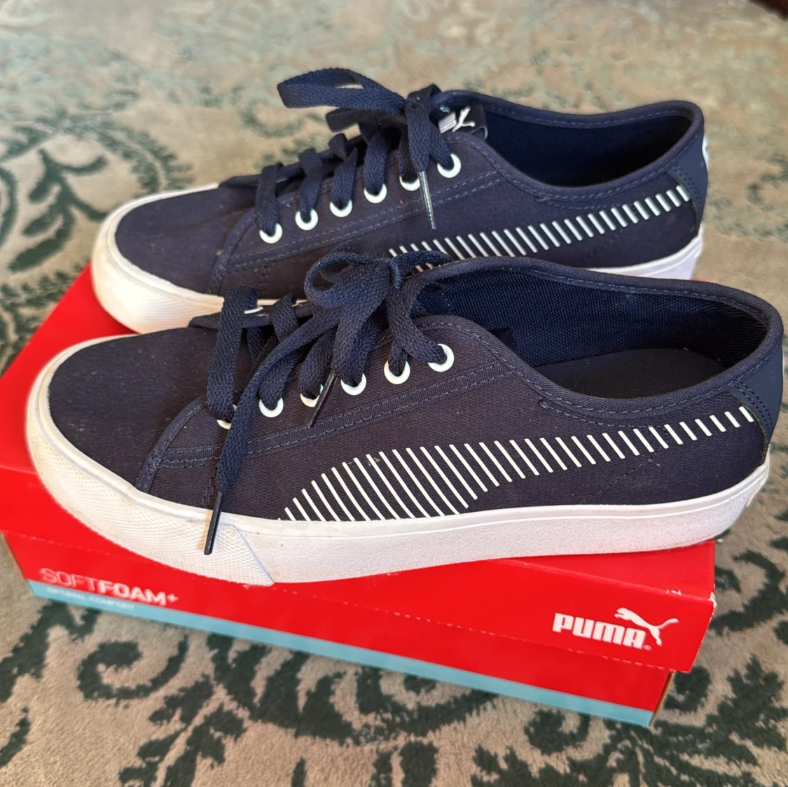 Mörkblå sneakers från Puma - 1