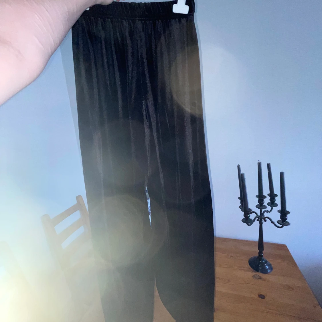 Svarta mjukis med rosetter - 1