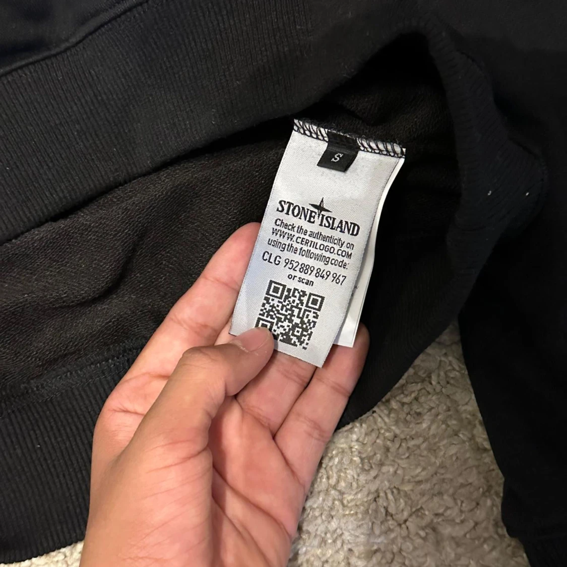 Svart Stone Island sweatshirt - 4