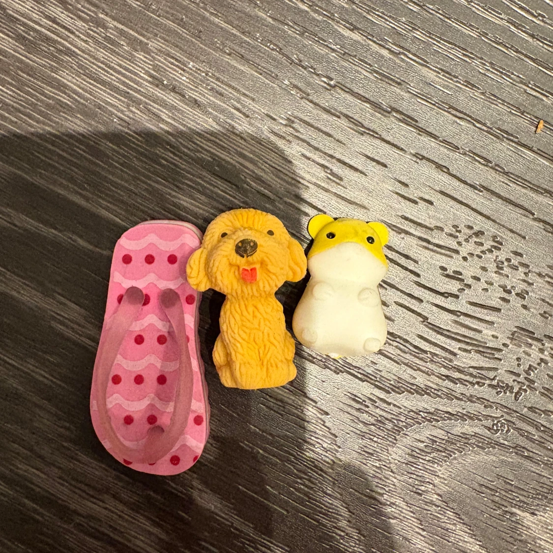 Mini rosa sandaler med prickigt mönster - 1