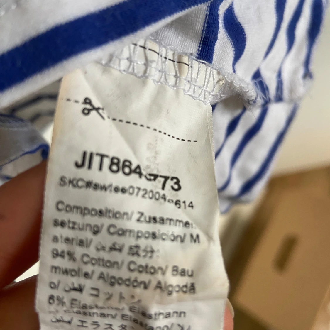 Randig topp med volangärm från SHEIN - 2