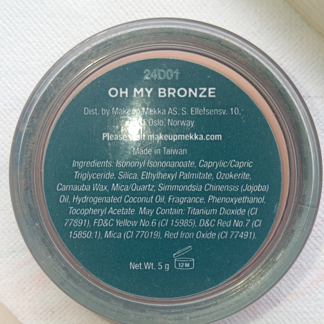 OH MY Cream Bronzer från Makeup Mekka - 1