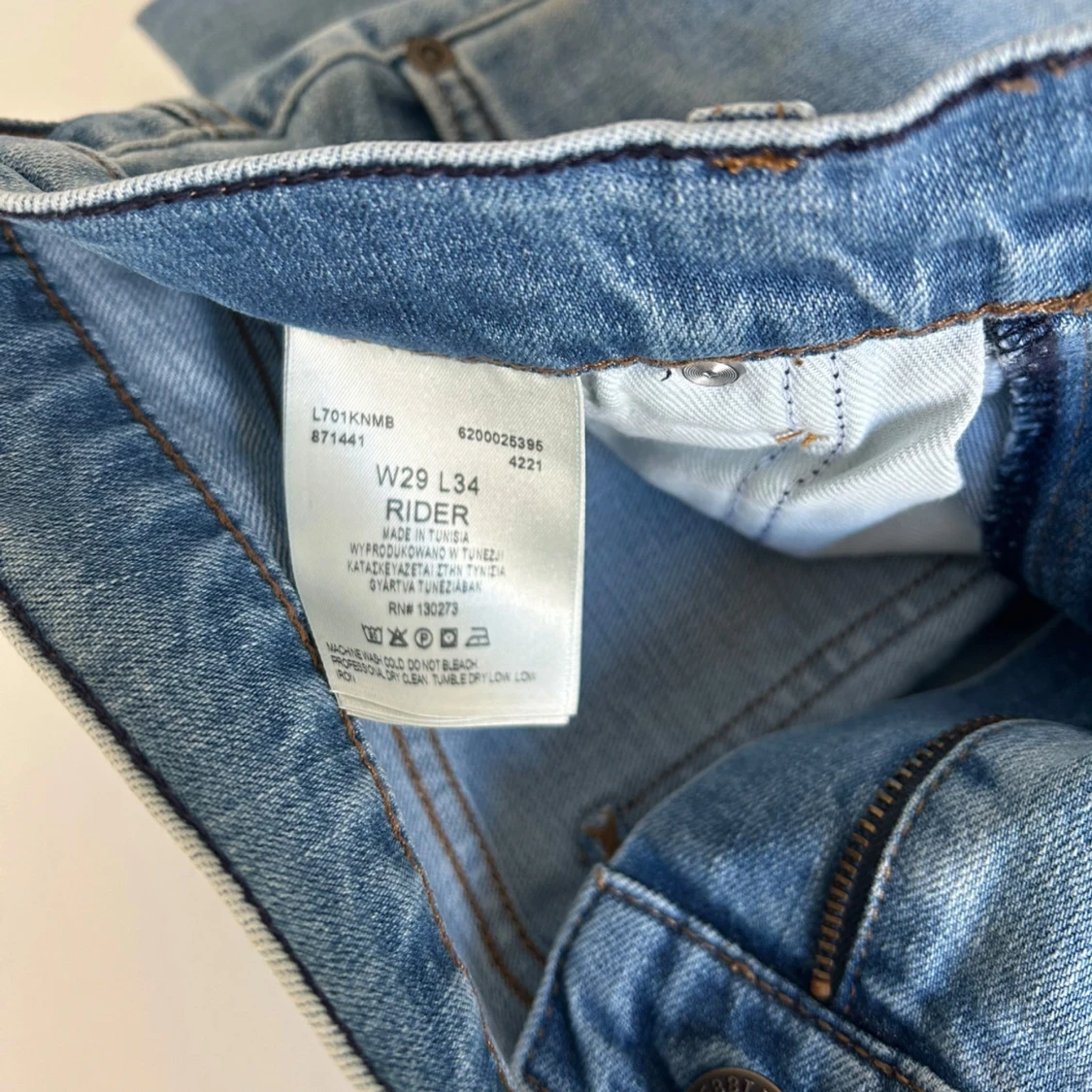 Lee Rider ljusblå jeans W29 L34 - 2
