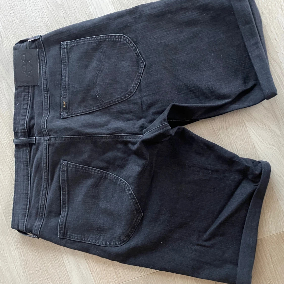 Svarta jeansshorts från Lee W32 - 1