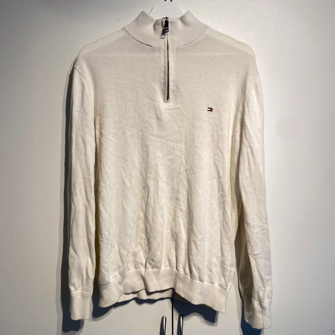 Vit half zip tröja Tommy Hilfiger - 1