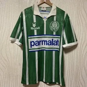 Palmeiras retro fotbollströja - Palmeiraströja i nyskick från 1995 säsongen. Riktigt klassisk tröja, bara att höra av sig om du har någon fråga:)