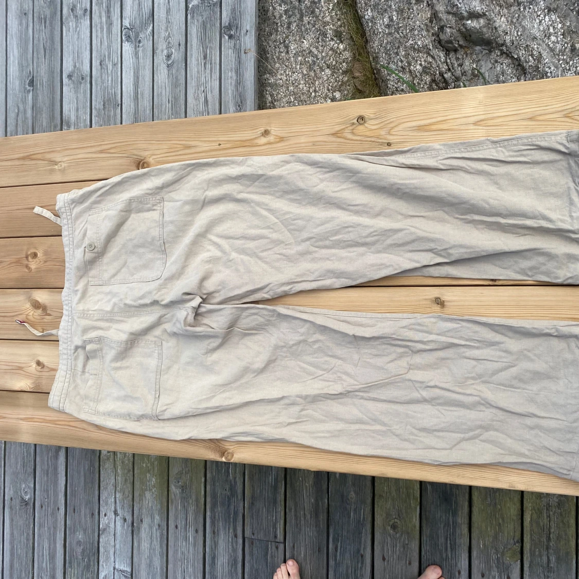 Beiga linnebyxor från Reedwood - 1