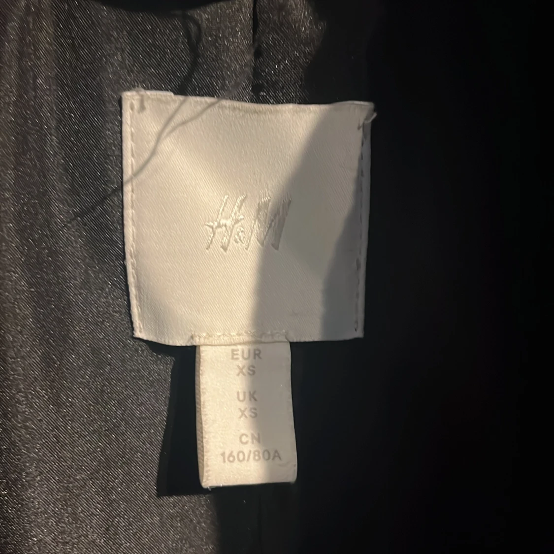 Svart pälsjacka från H&M XS - 3